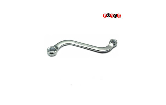 Force S-shaped ring spanner 22mm x 24mm