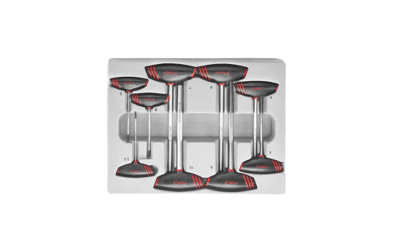 T-handle hex key set SAE 9 pieces, Image 2