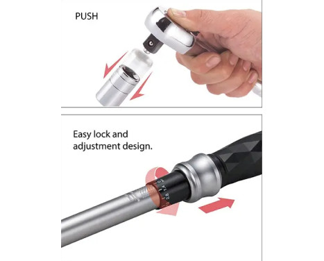 ROOKS Torque wrench 1/2" 20-210 Nm, Image 3