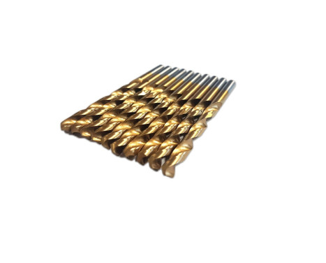 1.0 mm HSS TiN metal drills 10 pieces