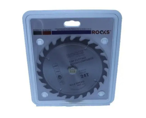 Rooks Circular saw blade for wood 165x20 mm, Thickness 2.2 Mm, 24t