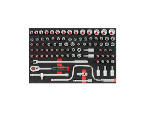 Force 1/2" Socket and Bit Socket Set 88-piece (EVA)