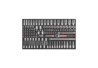 Force 1/2" Socket and Wrench Set 116 Piece (EVA)