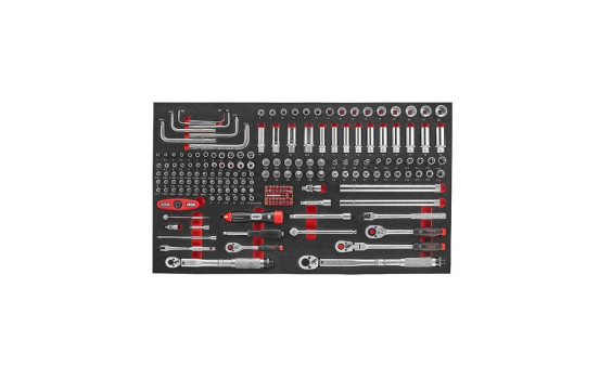 Force 1/4" & 3/8" Socket and Wrench Set 192 Piece (EVA), Image 2