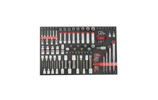 Force Torx and resistorx hex key and wrench set 104 pieces (EVA)
