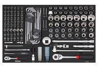 Sonic Bit Socket Set 1/4" & 1/2", 138 Piece
