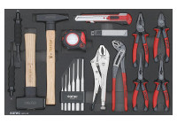 Sonic Chisel, Hammer and Pliers Set SFS-M 18-piece