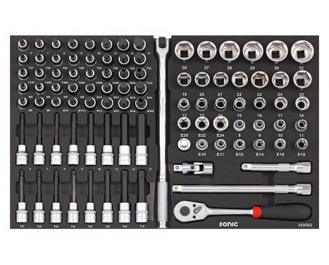 Sonic Socket set 1/2", 95-piece