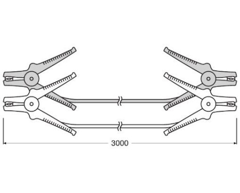 Osram BATTERYstart Jumper cables 200A, Image 5
