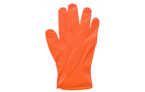 Rooks Disposable Gloves orange, Size XL, set of 90 pieces, Image 2