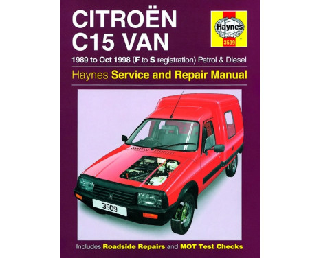 Haynes Workshop Manual Citroën C15 Van Petrol & Diesel (1989-1998)