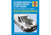 Haynes Workshop manual Fiat Scudo, Peugeot Expert diesel (2007-2016)