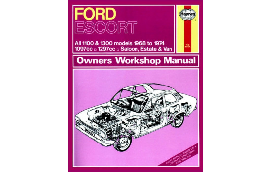 Haynes Workshop manual Ford Escort Mk I 1100 & 1300 (1968-1974) classic reprint