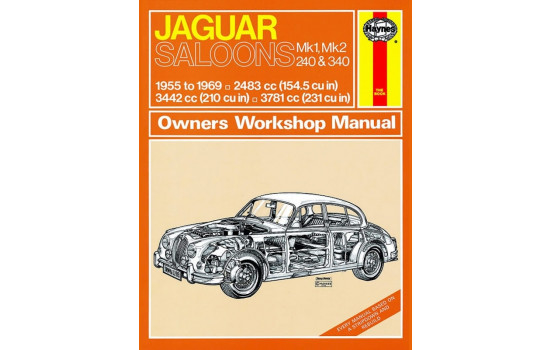 Haynes Workshop manual Jaguar MkI & II, 240 & 340 (1955-1969)