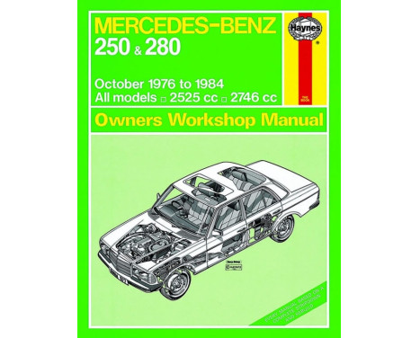 Haynes Workshop manual Mercedes-Benz 250 & 280 123 Series petrol (Oct 1976-1984) classic rep