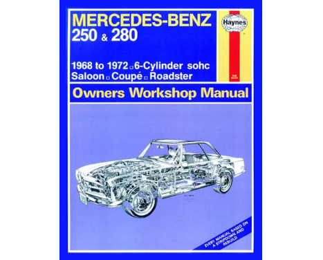 Haynes Workshop manual Mercedes-Benz 250 & 280 (1968-1972) classic reprint