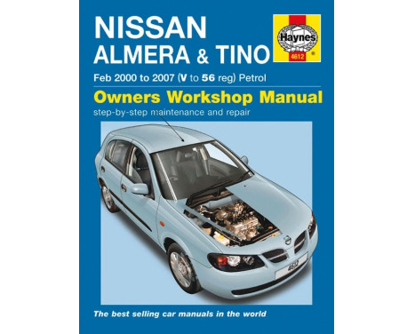 Haynes Workshop manual Nissan Almera & Tino petrol (Feb 2000-2007)