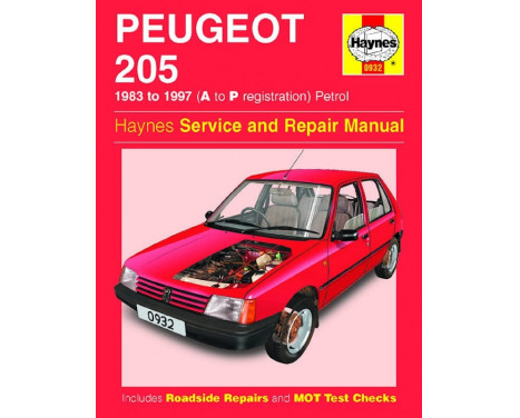 Haynes Workshop manual Peugeot 205 petrol (1983-1997)