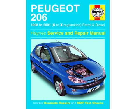 Haynes Workshop manual Peugeot 206 petrol & diesel (1998 - 2001)