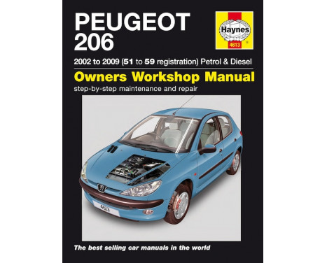 Haynes Workshop manual Peugeot 206 petrol & diesel (2002-2009)