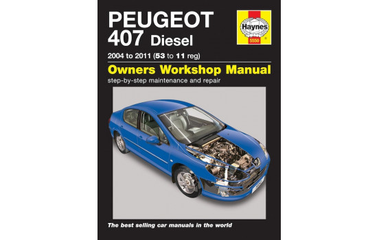 Haynes Workshop manual Peugeot 407 diesel (2004-2011)