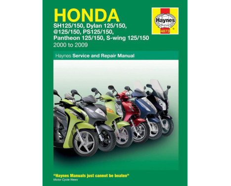 Honda125 Scooters (SH, SES, NES, PES & FES125) (00 - 09)