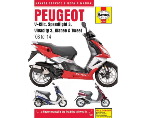 Peugeot V-Clic, Speedfight3, Vivacity 3, Kisbee & Tweet (08 - 14)