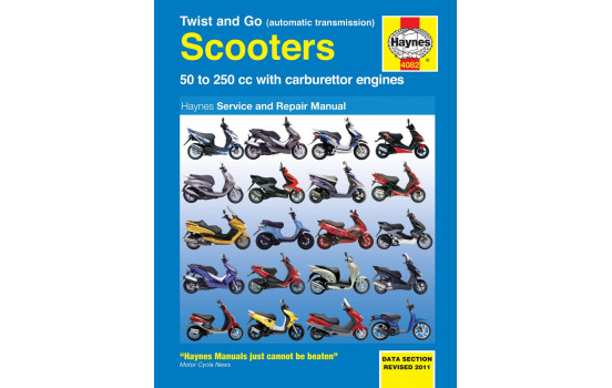 Twist & Go (automatic) 50 - 250cc Scooters