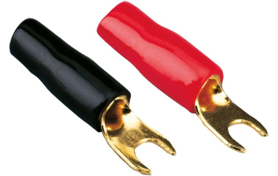 Fork cable lug 10 mm² 2 x red 2 x black