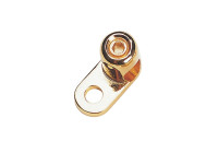 Ring cable lug gold plated 8.5 mm > 50 mm²