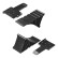 Black plastic wheel chock incl. flat holder, Thumbnail 2