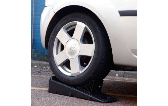 Plastic ramp - black - 1 piece incl. Wheel chock, Image 2