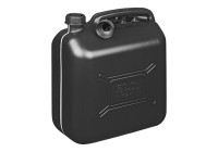 20L black plastic jerrycan UN approved