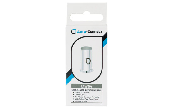 Auto-Connect L1 Wire Sleeve End 25mm2/4GA 10pcs, Image 2