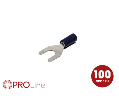 Cable fork 1.5x2.5 blue M6 (100 pieces) ACV PROLine