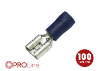Cable lug 6.3x0.8 blue (100 pieces) ACV PROLine