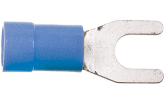 Fork Cable Lug Blue 1.5 - 2.5 mm² / Width 4.0mm (100 pieces)