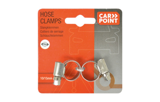 Hose clamps 10/15mm 2pcs