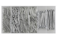 Assortment of split pins 555 pieces