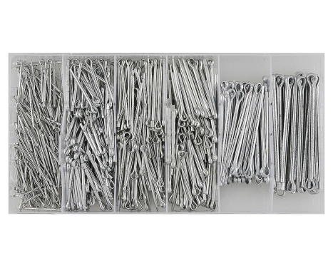 Assortment of split pins 555 pieces