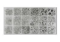 Assortment of tooth and washers 720 pieces