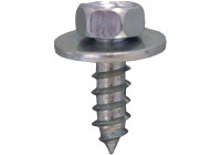 Hexagon bolt OEM: 227336 1473084 - 6077150 6.3x19mm galvanized - 20 pieces