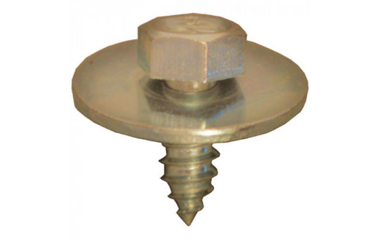 Hexagon head bolt OEM: 1101412 -9287493 6.3x16mm galvanized - 5 pieces