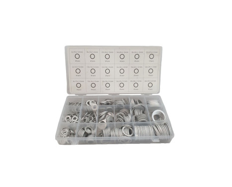 Aluminum Rings Assortment 450-piece