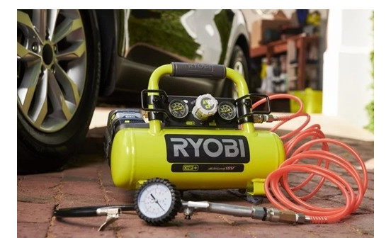 Ryobi ONE+ 18V Battery Compressor (excl. battery), Image 4