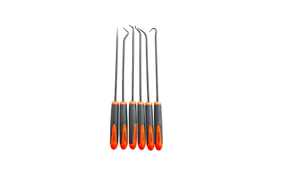 Crochet set extra long 245 mm 6 pieces