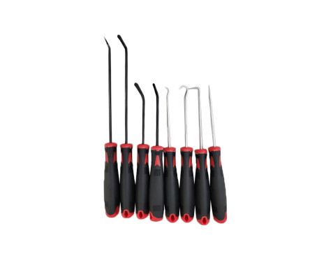 Set of 8 hooks with straight and rounded points