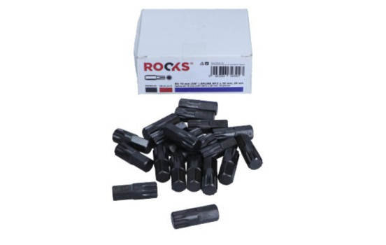 Rooks Bit 10 mm (3/8") Many-tooth M12 x 30 mm, 20 pieces