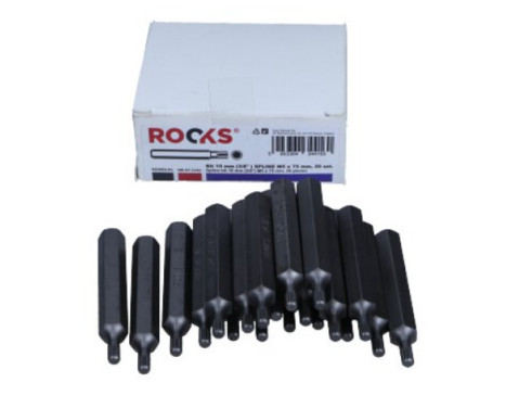 Rooks Bit 10 mm (3/8") multi-tooth M5 x 75 mm, 20 pieces