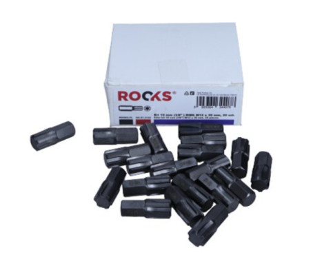Rooks Bit 10 mm (3/8") Ribe M12 x 30 mm, 20 pieces